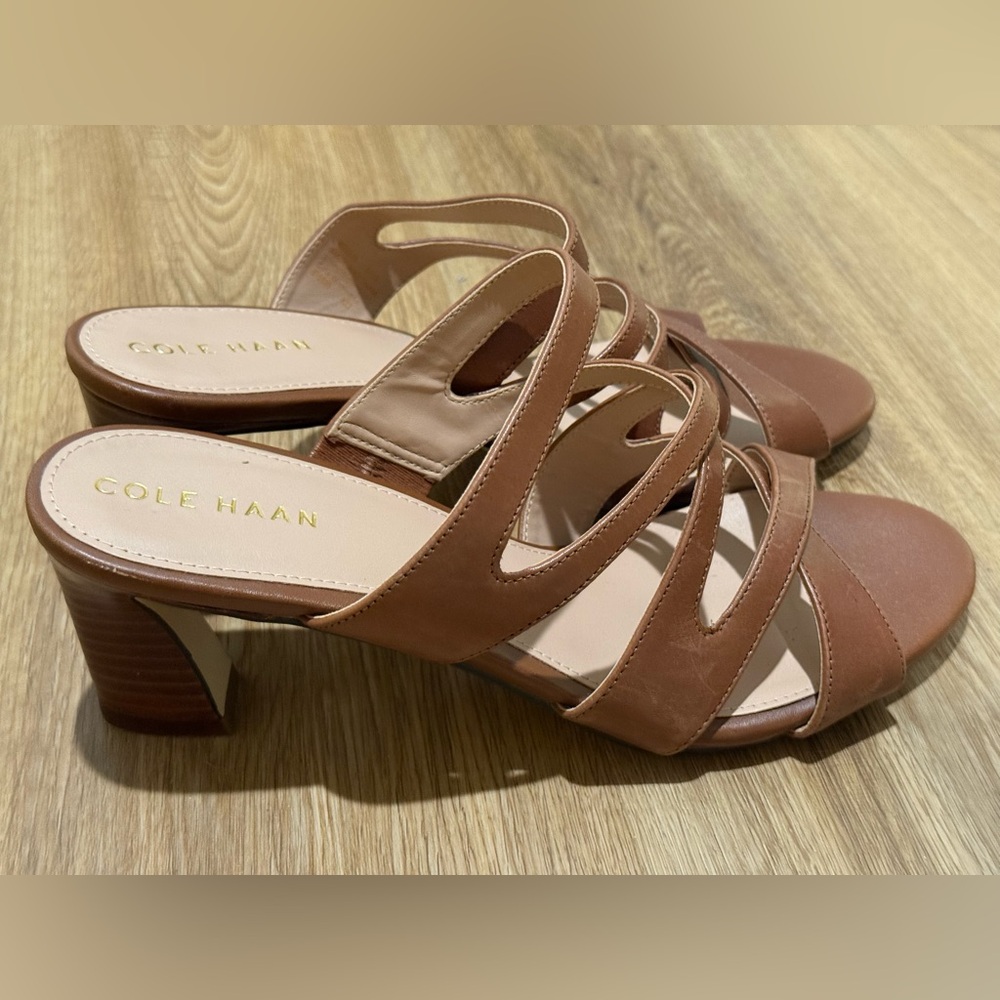 Cole Haan Women's Tan Strappy Sandals